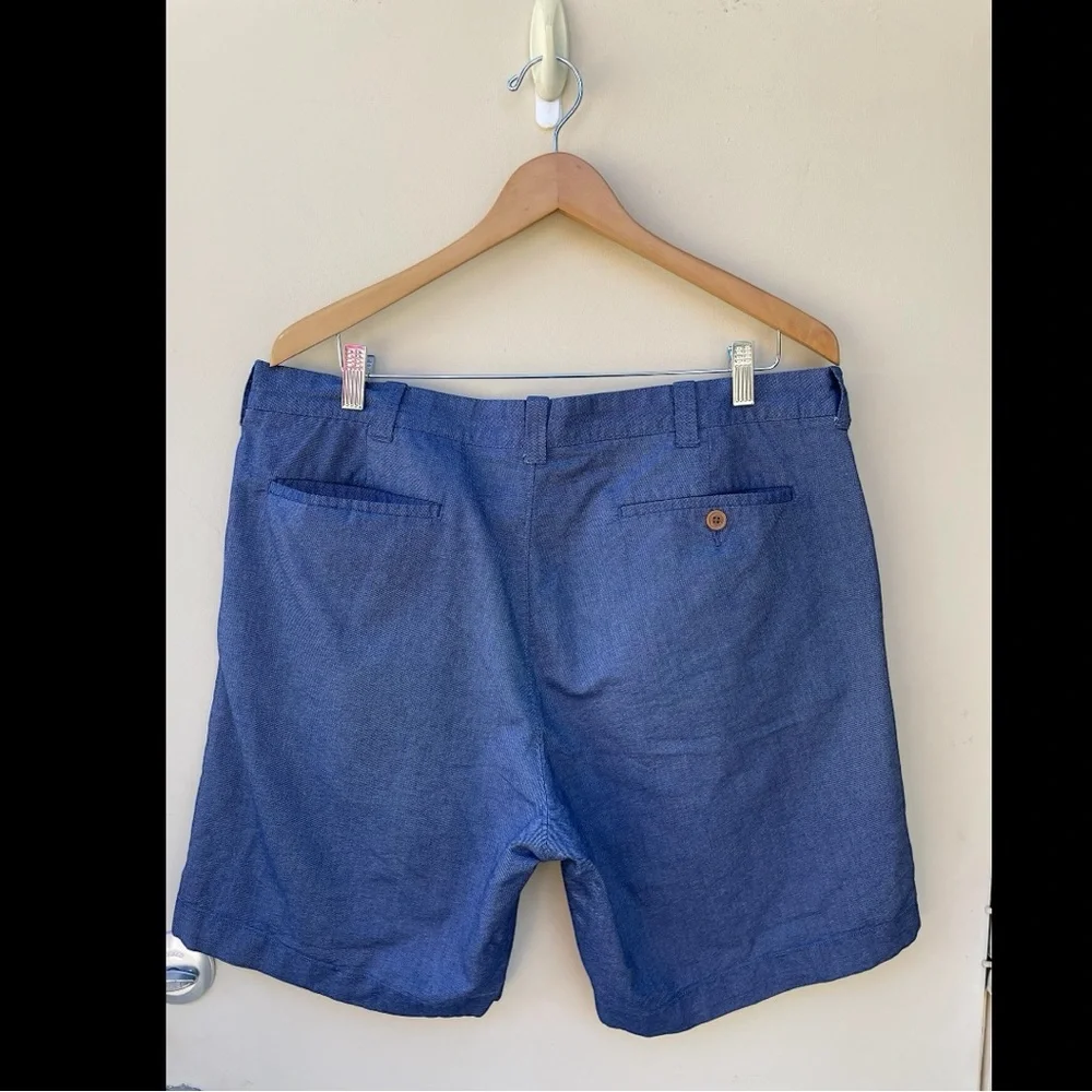 J.Crew Gramercy Blue Chino Casual Shorts - Size 36W